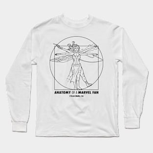 True Believer (Female) Black Line Art Long Sleeve T-Shirt